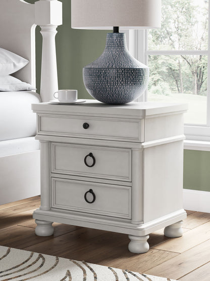 Rowlenstown - Three Drawer Night Stand - Hornell Furniture Outlet