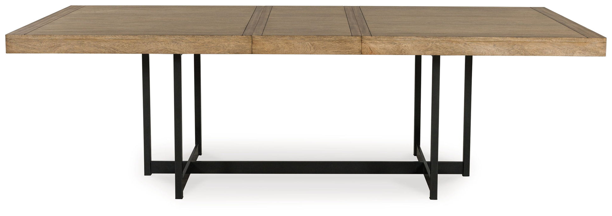 Tomtyn - Light Brown - Rectangular Dining Room Extension Table - Hornell Furniture Outlet
