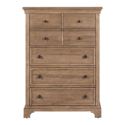 Haven Hills - 5 Drawer Chest - Camel Beige - Hornell Furniture Outlet