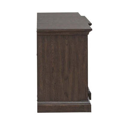 Paradise Valley - 78" Entertainment Console - Dark Brown - Hornell Furniture Outlet