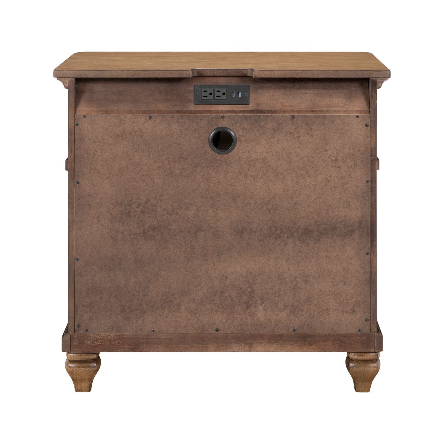Twin Lakes - Nightstand With Charging Station - Hornell Furniture Outlet