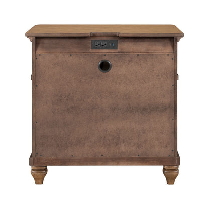 Twin Lakes - Nightstand With Charging Station - Hornell Furniture Outlet