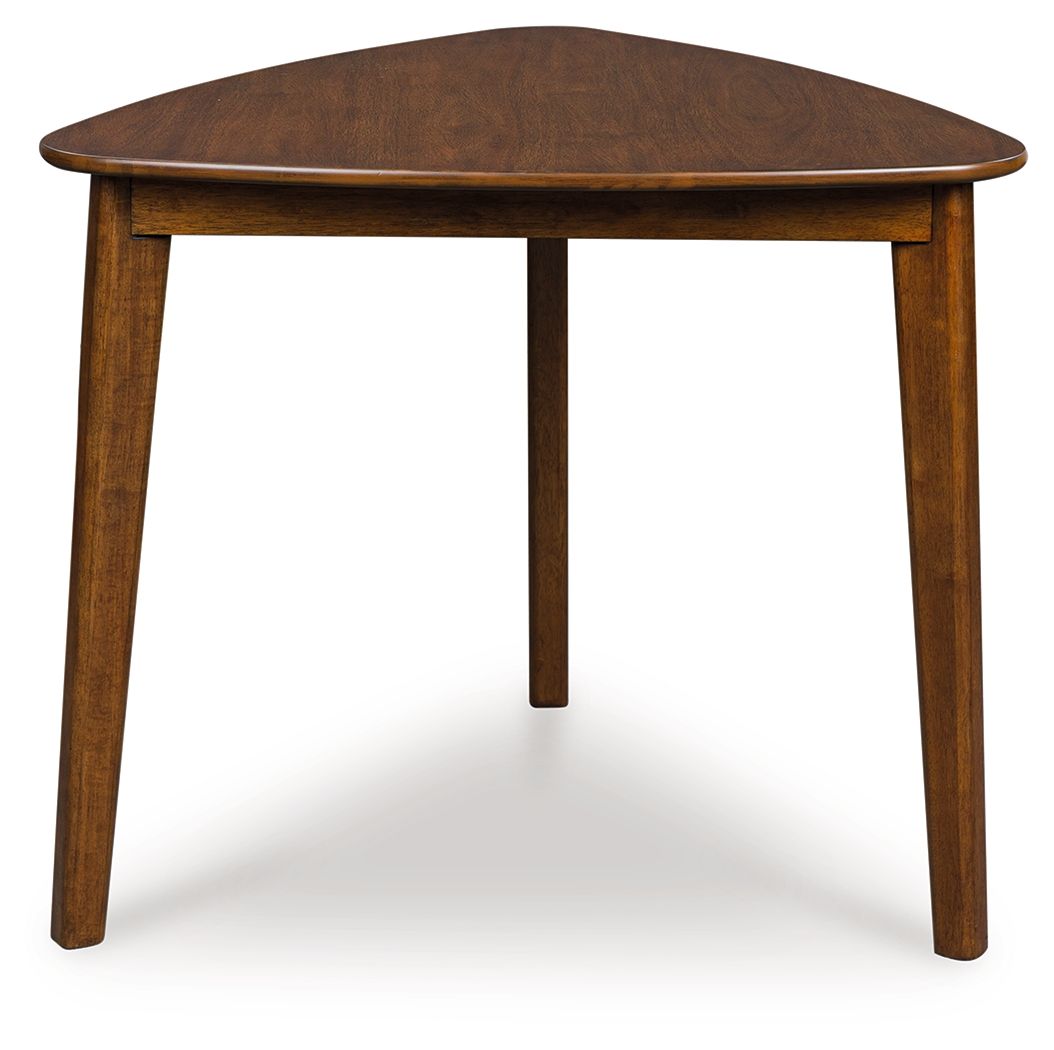 Tameride - Brown - Triangle Dining Room Table - Hornell Furniture Outlet