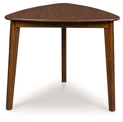 Tameride - Brown - Triangle Dining Room Table - Hornell Furniture Outlet