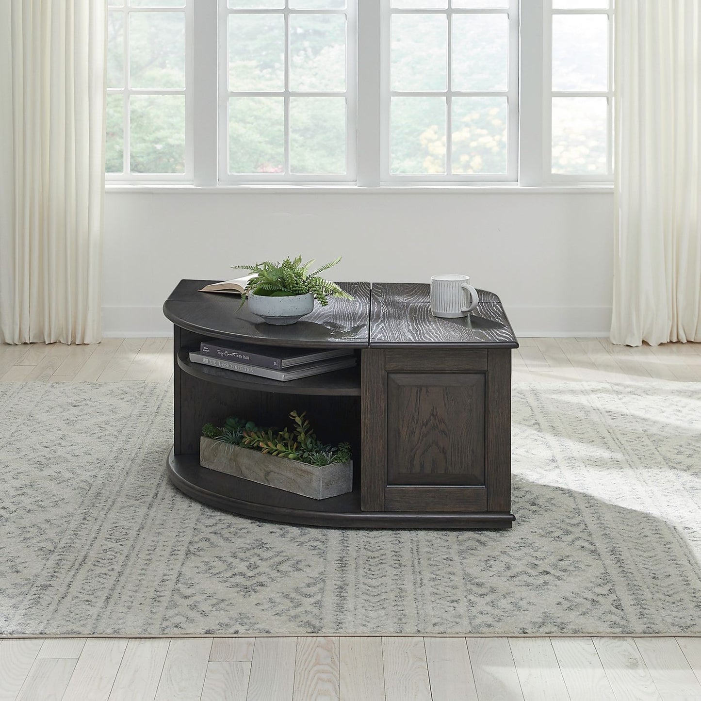 Wallace - Cocktail Table - Brown - Hornell Furniture Outlet