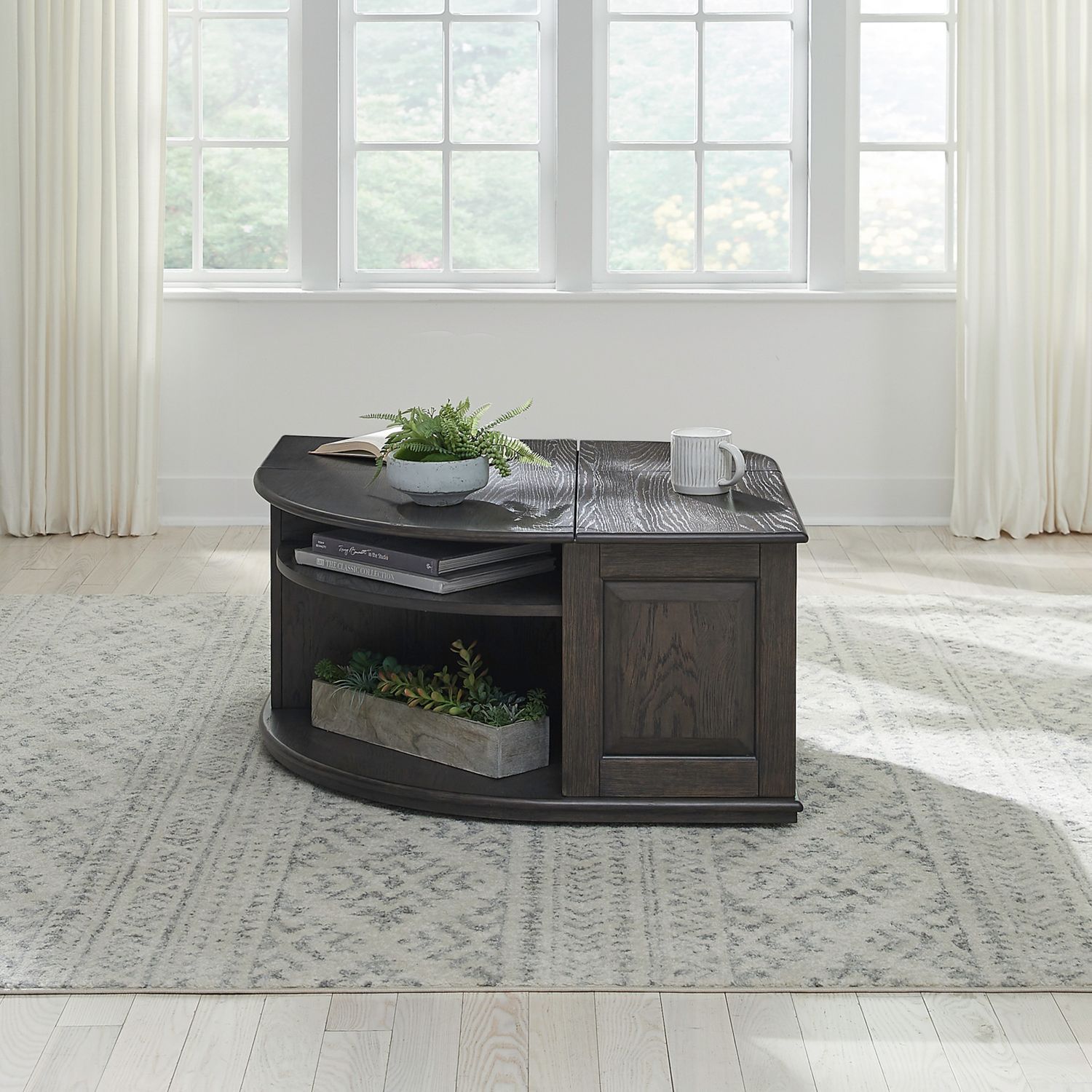 Wallace - Cocktail Table - Brown - Hornell Furniture Outlet
