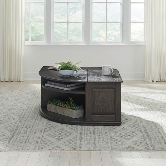 Wallace - Cocktail Table - Brown - Hornell Furniture Outlet