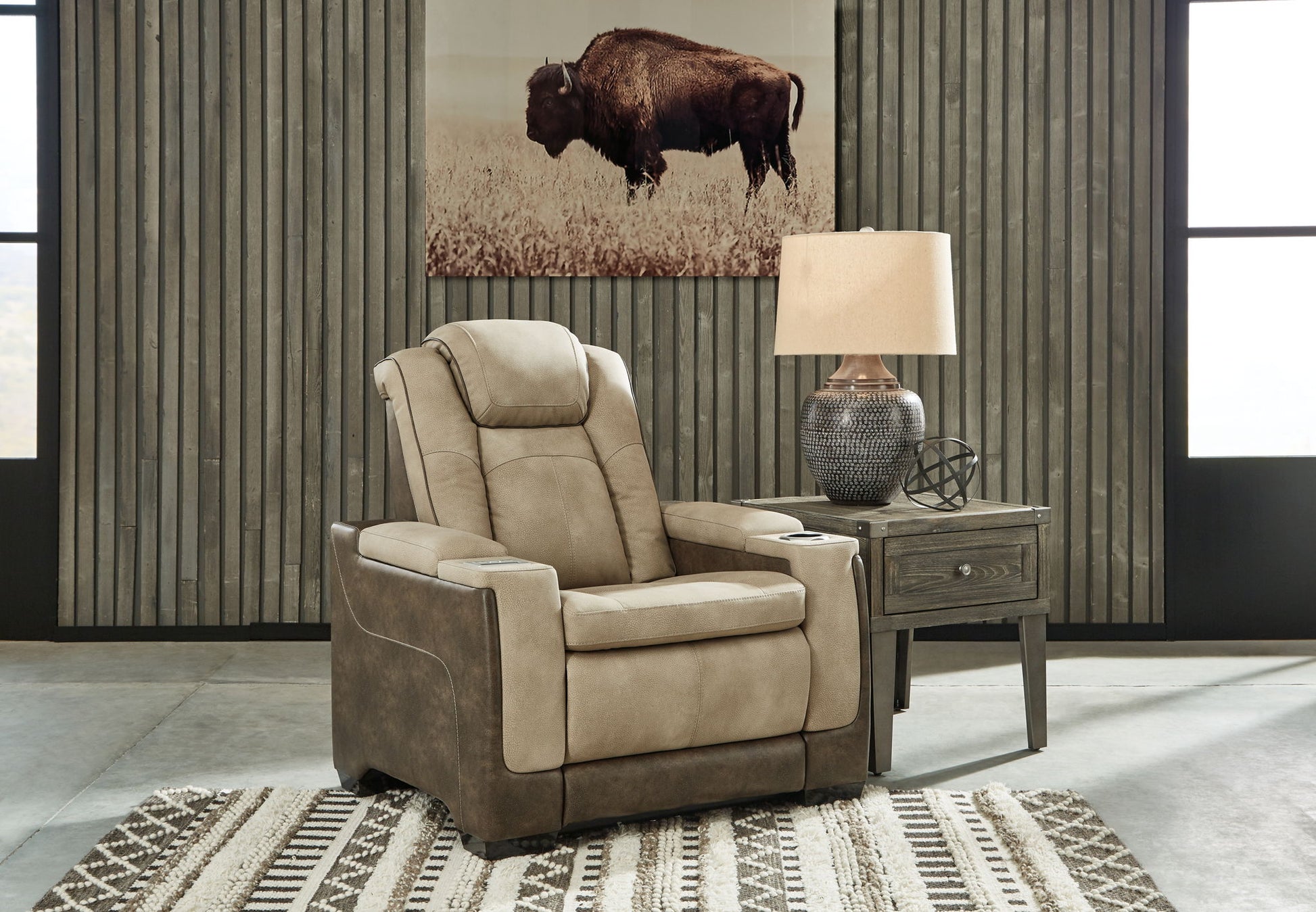 Next - gen Durapella - Pwr Recliner/Adj Headrest - Hornell Furniture Outlet