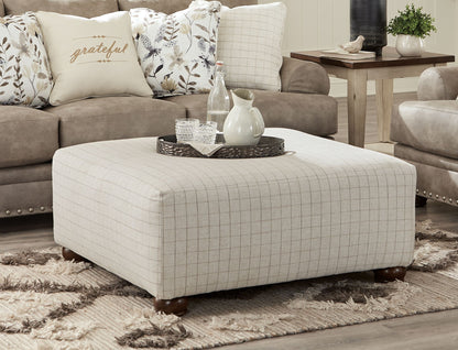 Briarcliff - Cocktail Ottoman - Sandstone - Hornell Furniture Outlet