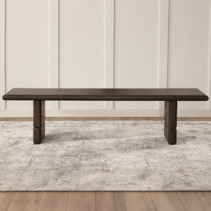 Norvell - Backless Dining Bench - Brown - Hornell Furniture Outlet