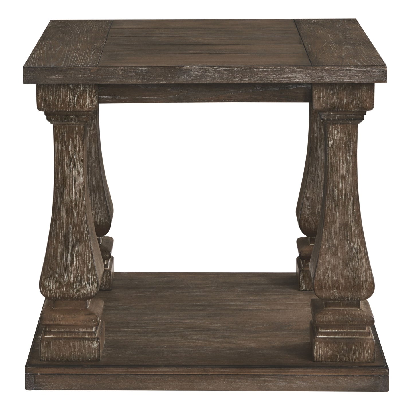 Johnelle - Gray - Rectangular End Table - Hornell Furniture Outlet