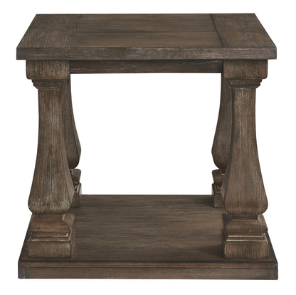 Johnelle - Gray - Rectangular End Table - Hornell Furniture Outlet