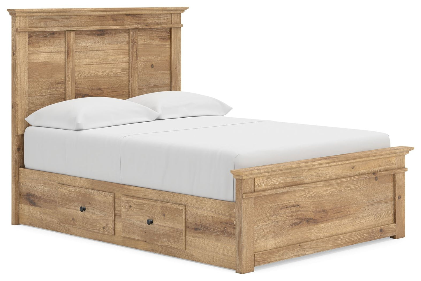 Makidern - Panel Storage Bed With 2 Under Bed Storage Units - Hornell Furniture Outlet