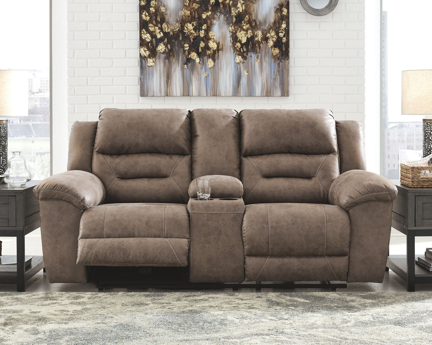 Stoneland - Reclining Living Room Set - Hornell Furniture Outlet