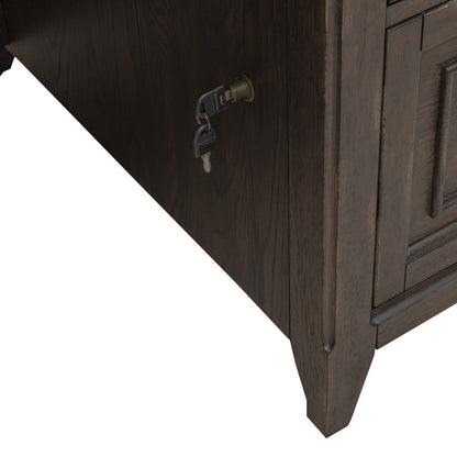 Paradise Valley - Executive Desk - Brown - Hornell Furniture Outlet