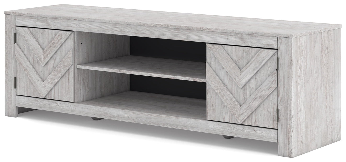 Cayboni - LG TV Stand With Fireplace Option - Hornell Furniture Outlet