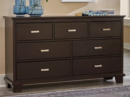 Covetown - Dark Brown - Dresser - Hornell Furniture Outlet