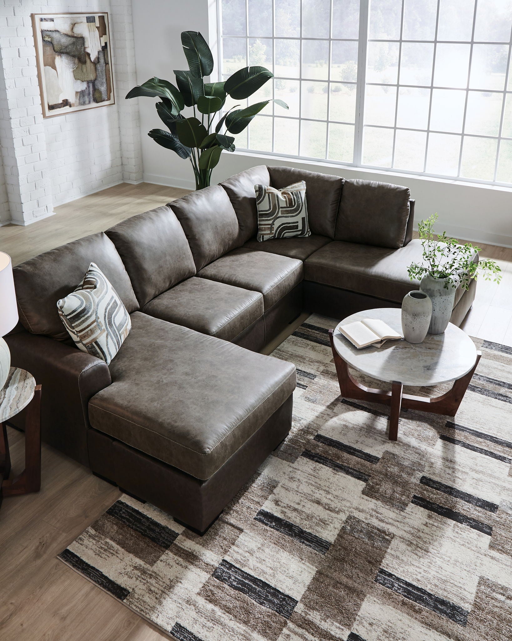 Castille Way - Sectional - Hornell Furniture Outlet
