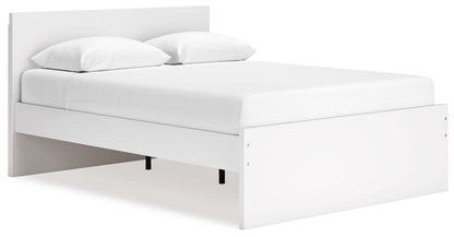 Onita - White - Queen Panel Platform Bed - Hornell Furniture Outlet