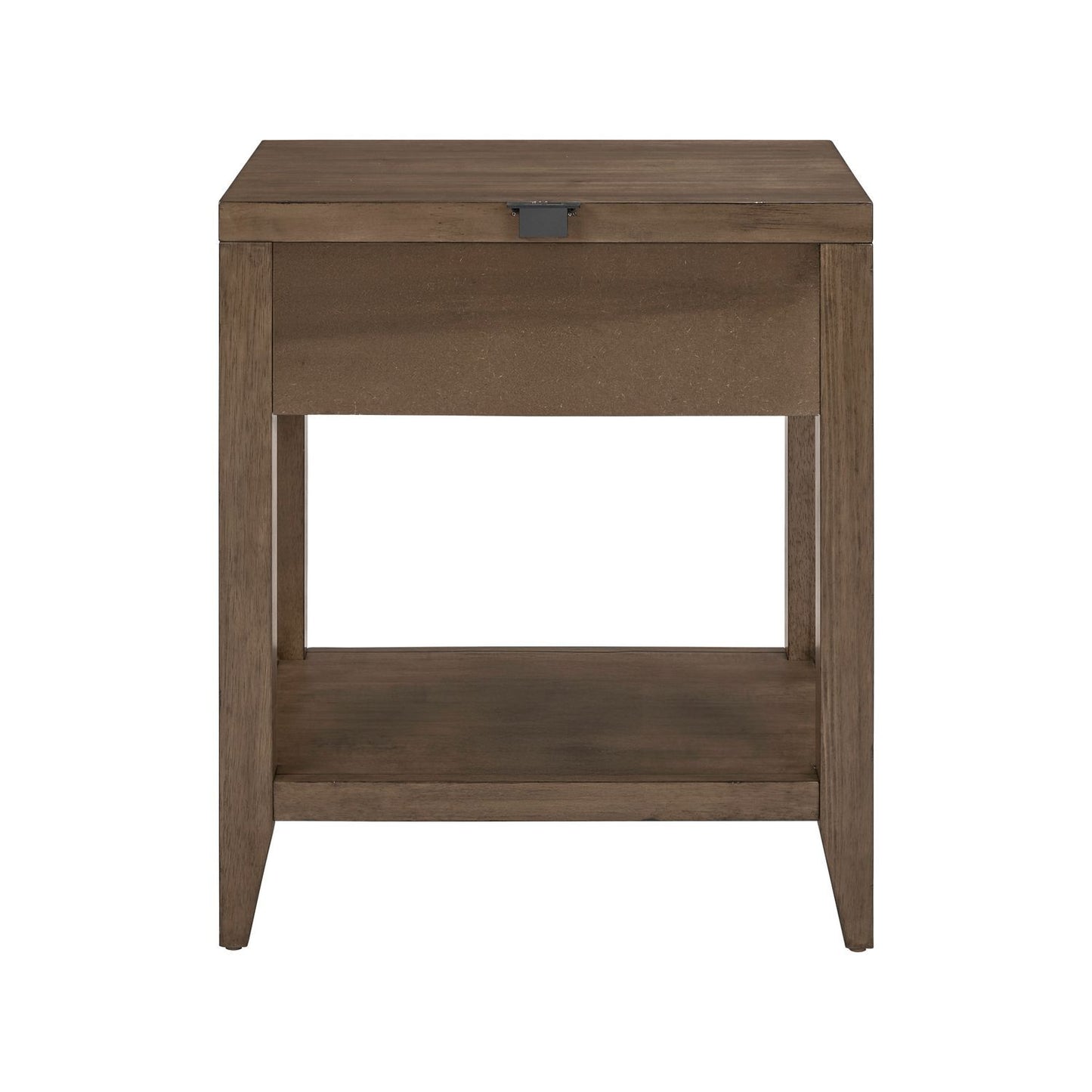 Shaker Lakes - Open Nightstand With Charging Station - Brown - Hornell Furniture Outlet