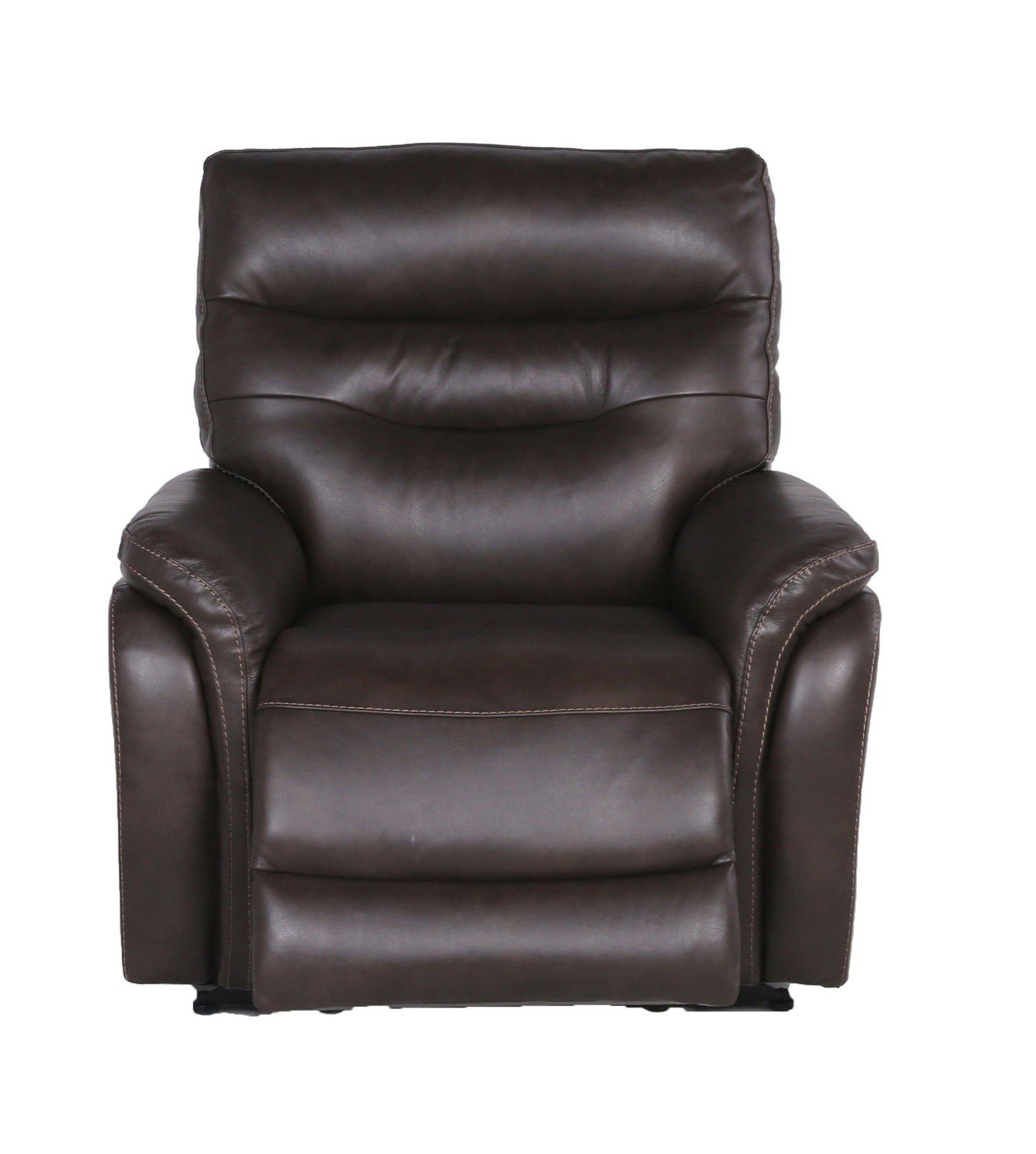 Fortuna - Dual Power Recliner - Coffee - Hornell Furniture Outlet