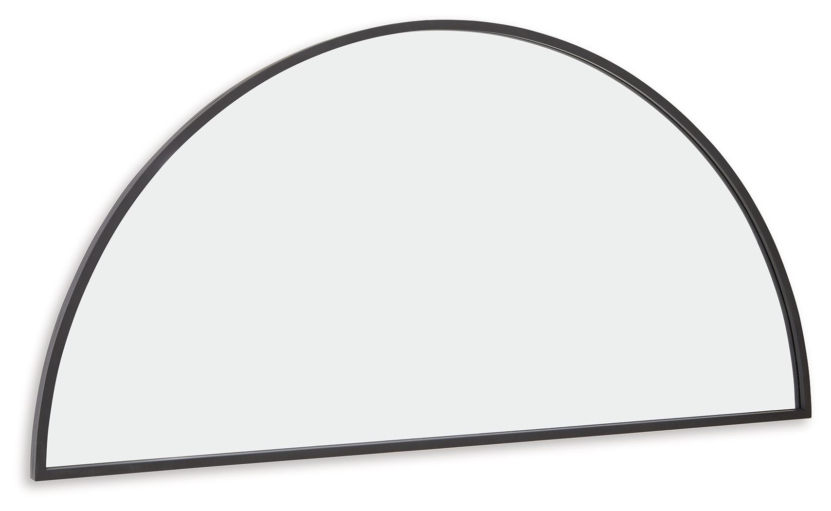Denlow - Black - Accent Mirror - Hornell Furniture Outlet