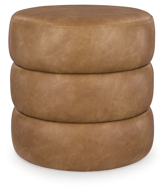 Ummi - Swivel Accent Ottoman - Hornell Furniture Outlet