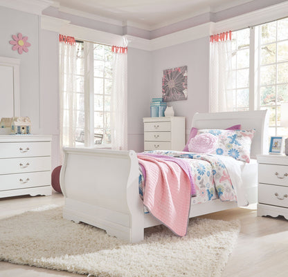 Anarasia - Sleigh Bed - Hornell Furniture Outlet