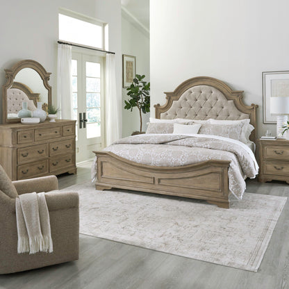 Magnolia Manor - Upholstered Bed Set - Hornell Furniture Outlet