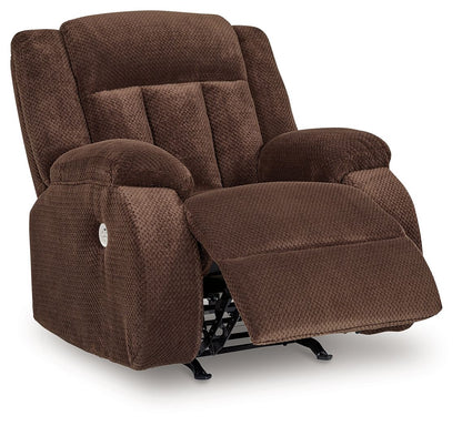 Free Wake - Chocolate - Power Rocker Recliner - Hornell Furniture Outlet