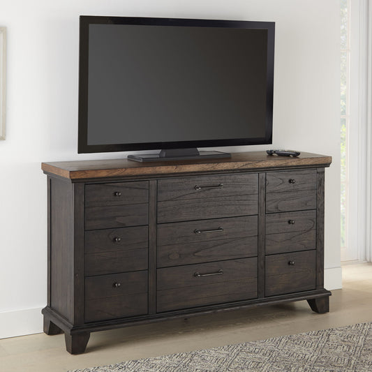 Bear Creek - Dresser - Sable Brown - Hornell Furniture Outlet