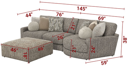 Turner - Sectional - Hornell Furniture Outlet