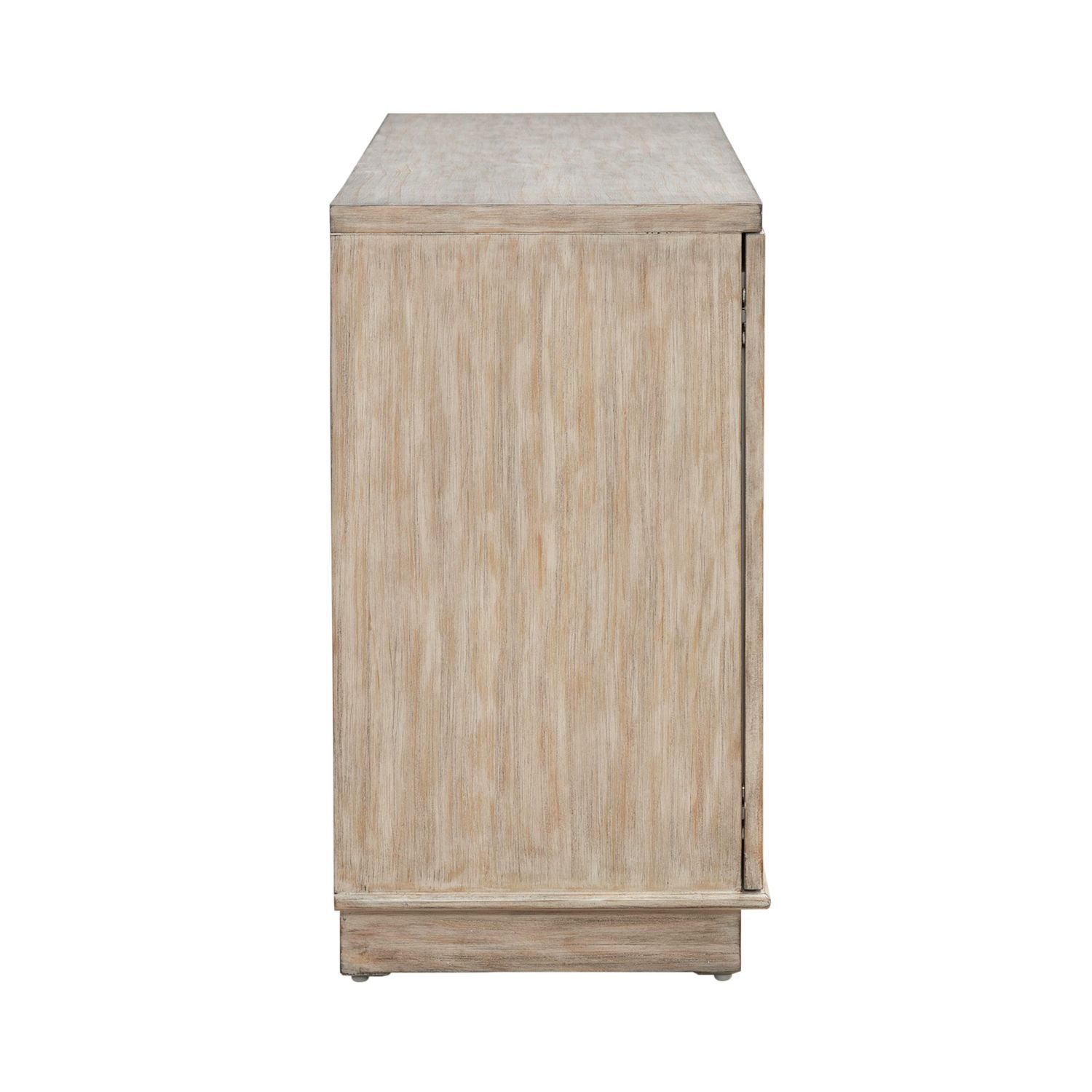 Terrace - 4 Door Accent Cabinet - Gray - Hornell Furniture Outlet