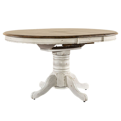 Carolina Crossing - Pedestal Table - Hornell Furniture Outlet