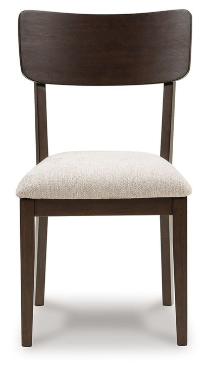 Mallenette - Merlot - Dining Upholstered Side Chair (Set of 2) - Hornell Furniture Outlet