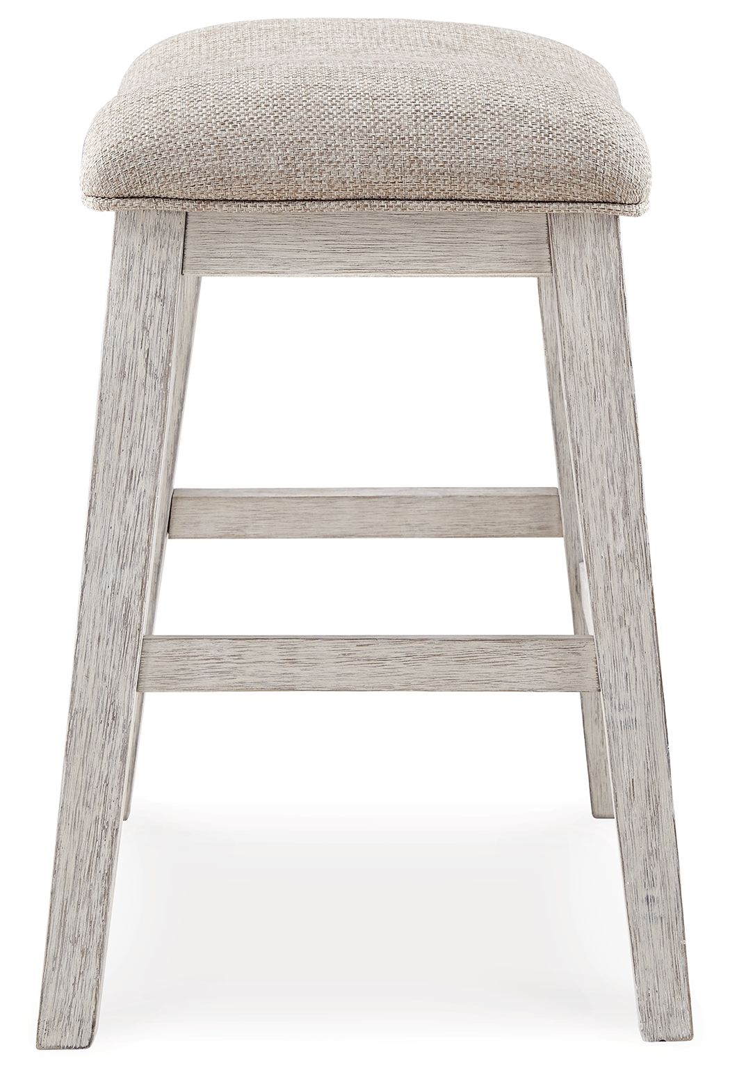 Skempton - Upholstered Stool (Set of 2) - White - Hornell Furniture Outlet