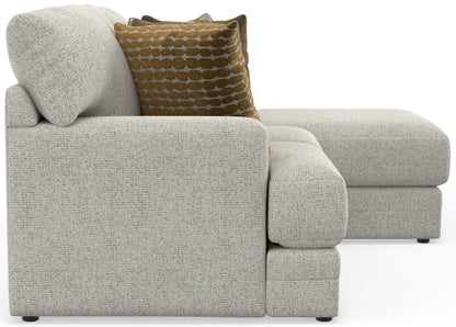 Tori - Sectional With Comfort Coil Seating And Accent Pillows Included - Hornell Furniture Outlet