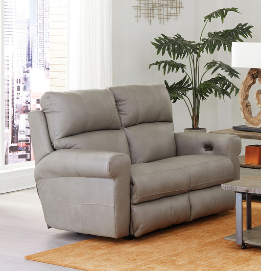 Torretta - Power Lay Flat Reclining Loveseat - Hornell Furniture Outlet