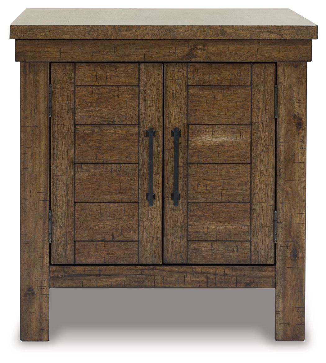 Moriville - Grayish Brown - Rectangular End Table - Hornell Furniture Outlet