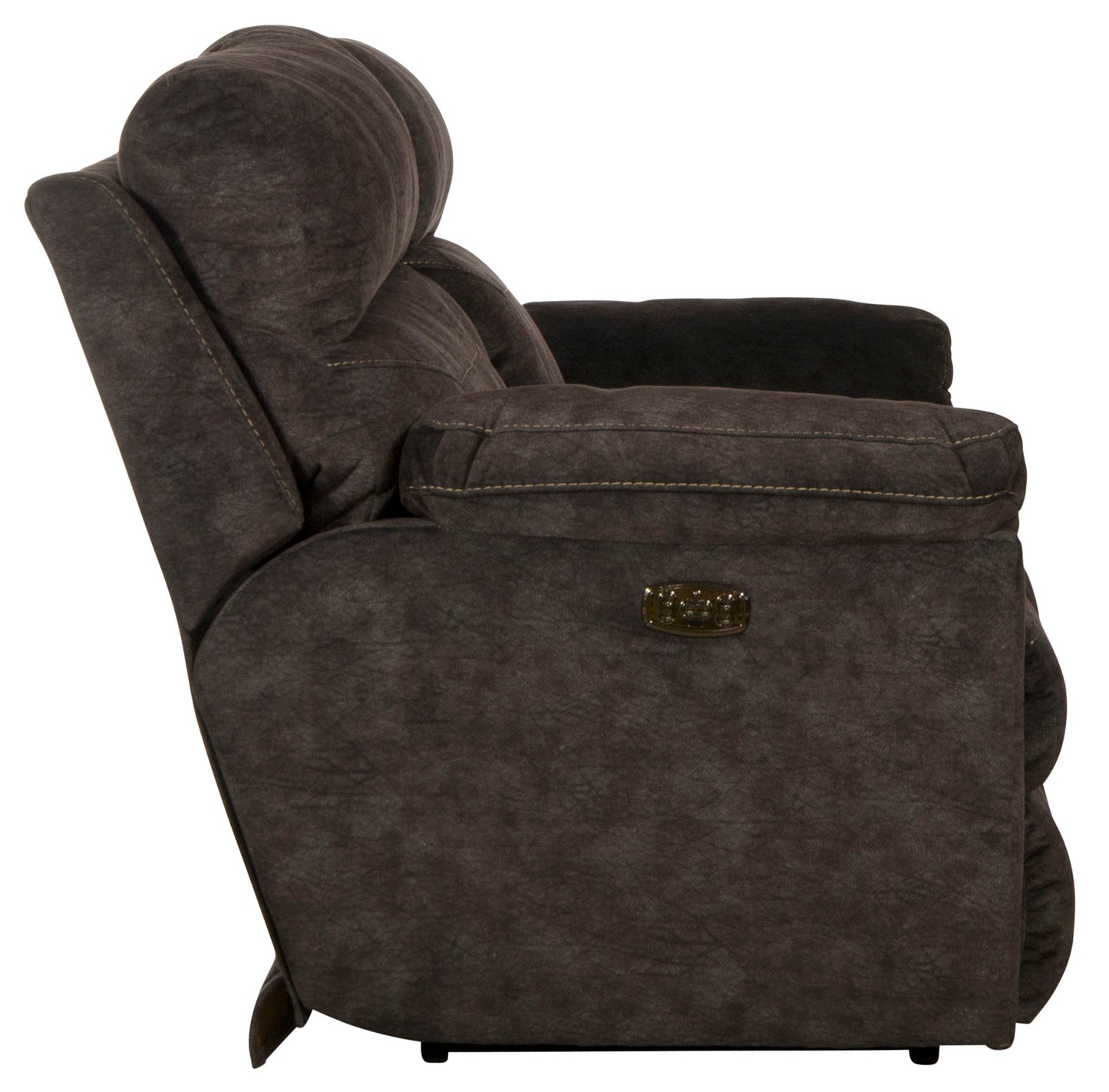 Sedona - Power Hdrst With Lumbar Lay Flat Reclining Console Loveseat With Storage & Cupholders - Hornell Furniture Outlet