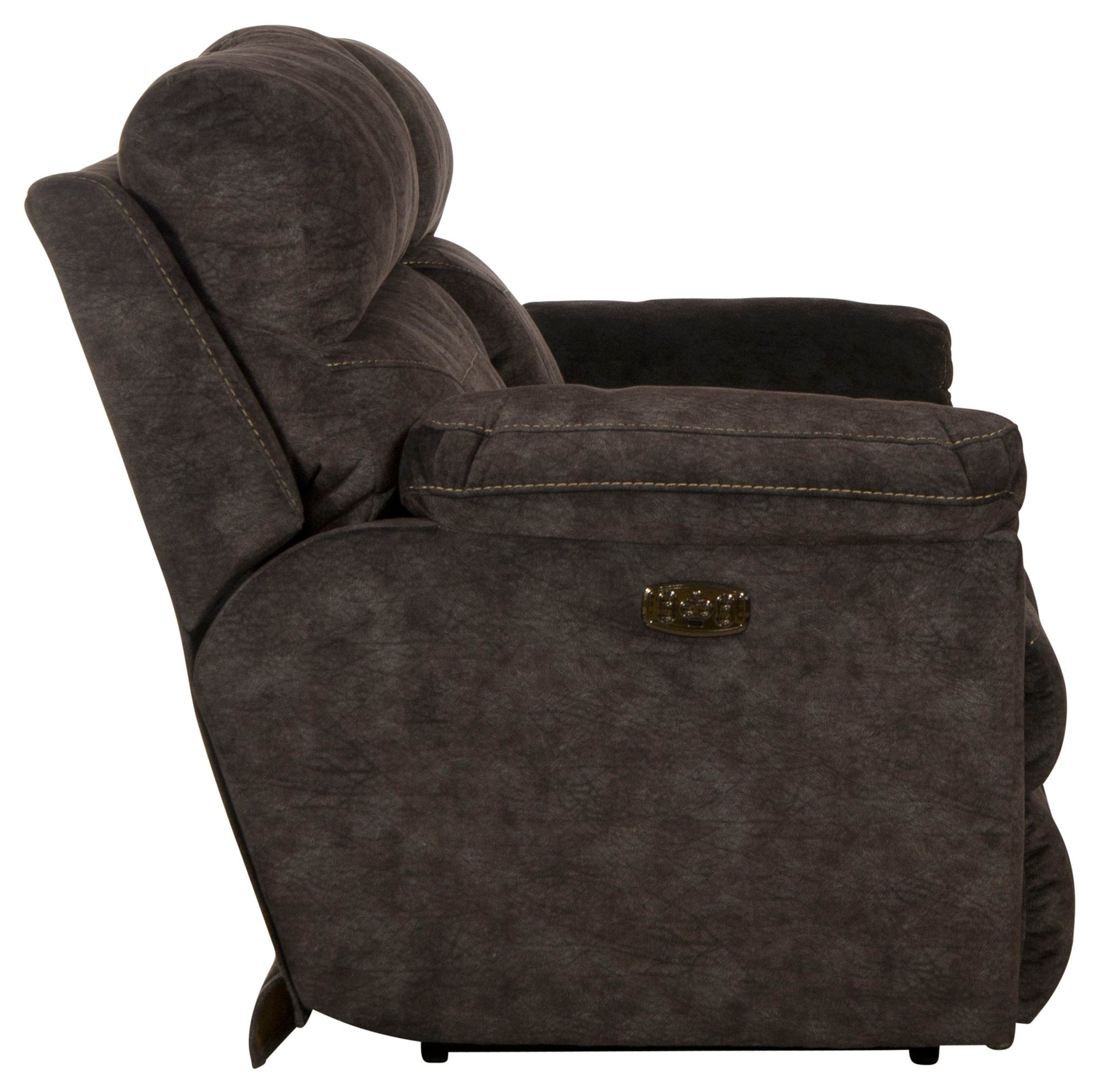 Sedona - Power Hdrst With Lumbar Lay Flat Reclining Console Loveseat With Storage & Cupholders - Hornell Furniture Outlet