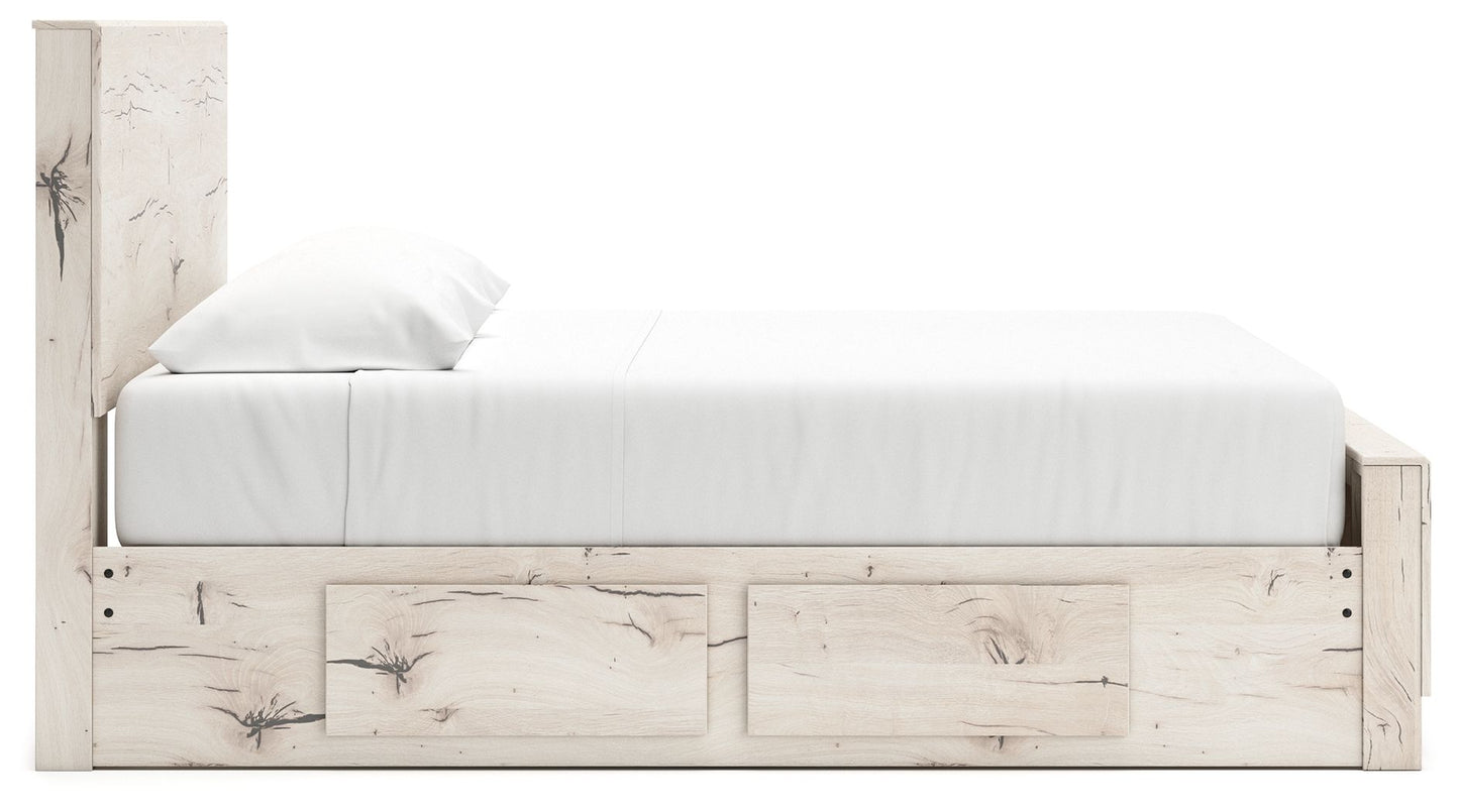 Lawroy - Panel Bed With Storage - Hornell Furniture Outlet