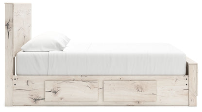 Lawroy - Panel Bed With Storage - Hornell Furniture Outlet