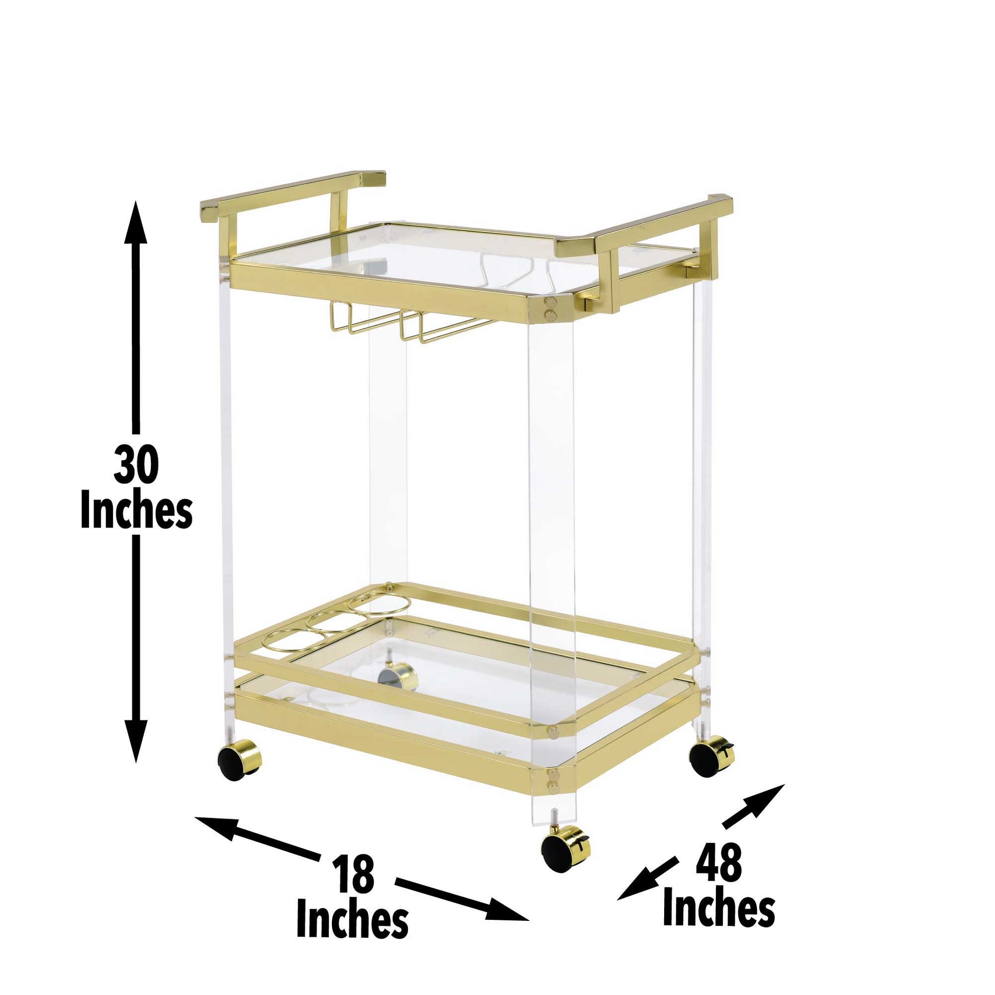 Aerin - Server Cart - Hornell Furniture Outlet
