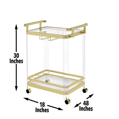 Aerin - Server Cart - Hornell Furniture Outlet