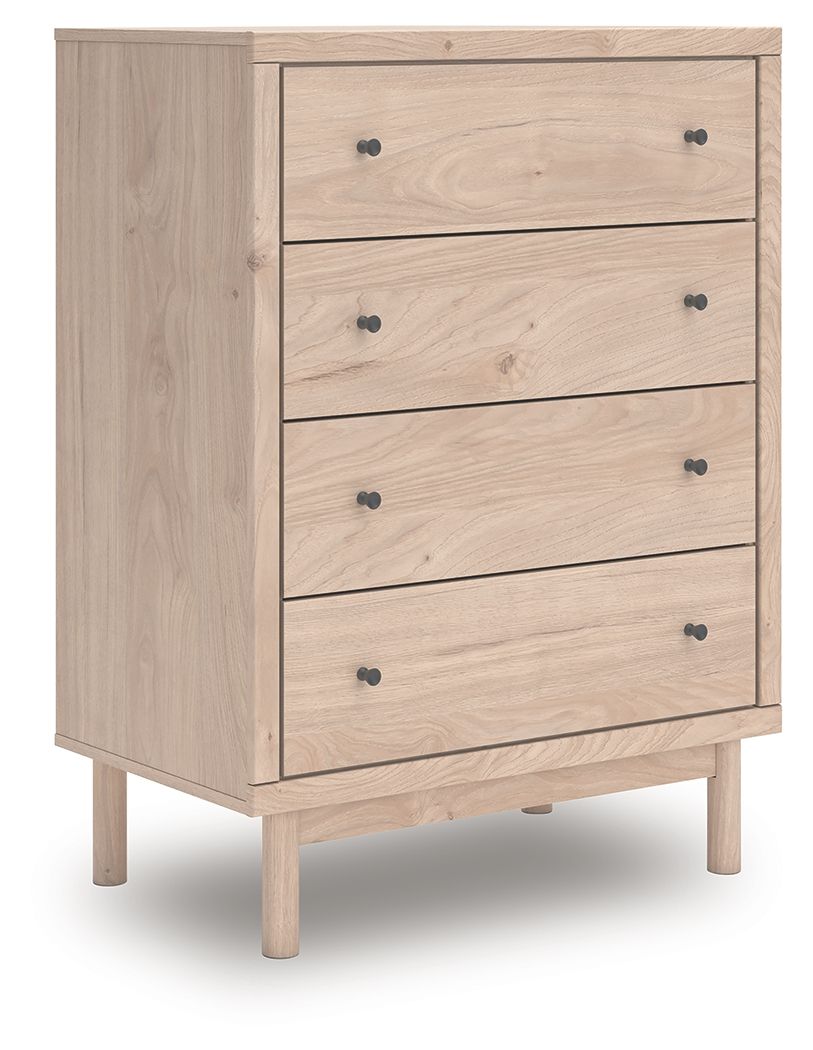 Arloster - Tan - Four Drawer Chest - Hornell Furniture Outlet