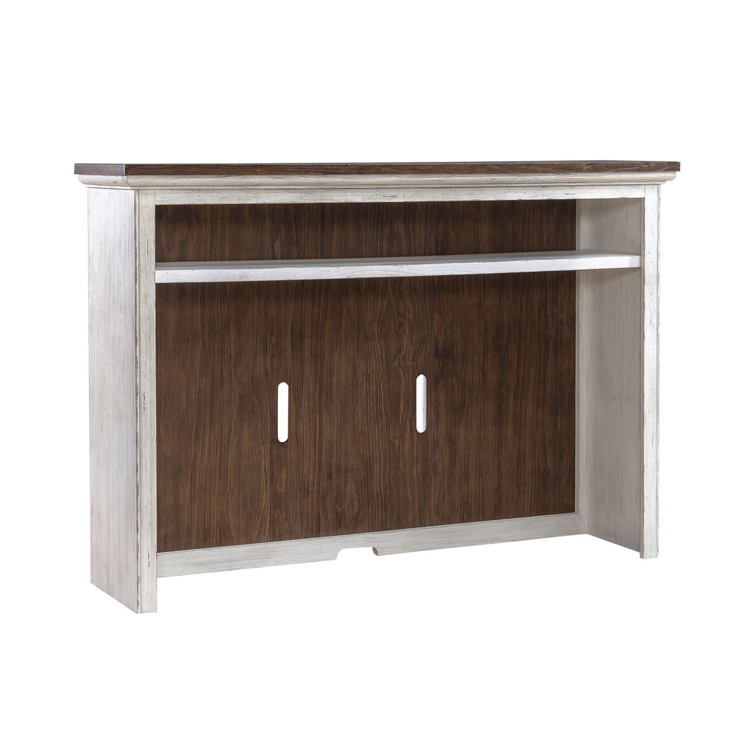 River Place - Entertainment Hutch - White - Hornell Furniture Outlet