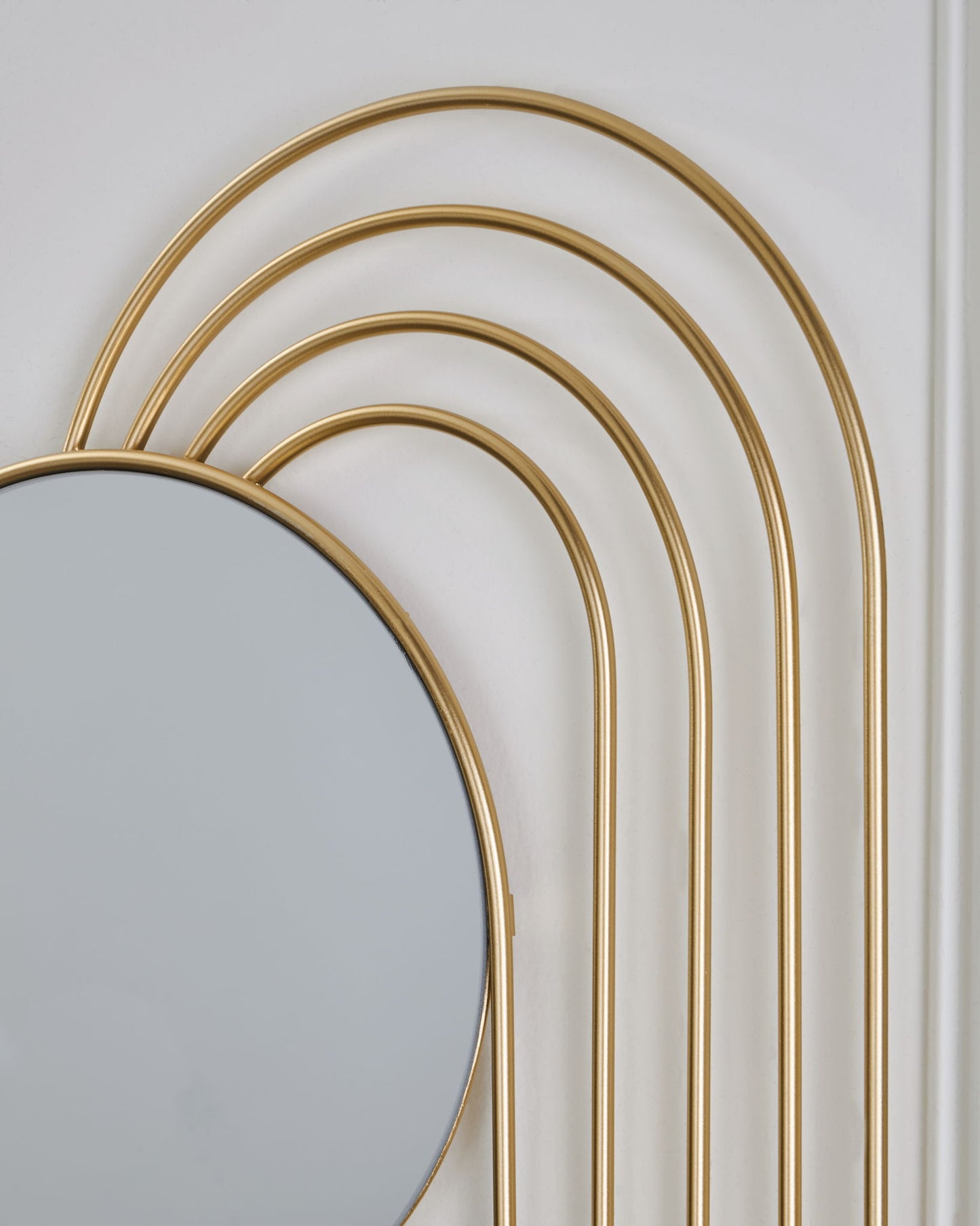 Warrenley - Gold Finish - Accent Mirror - Hornell Furniture Outlet