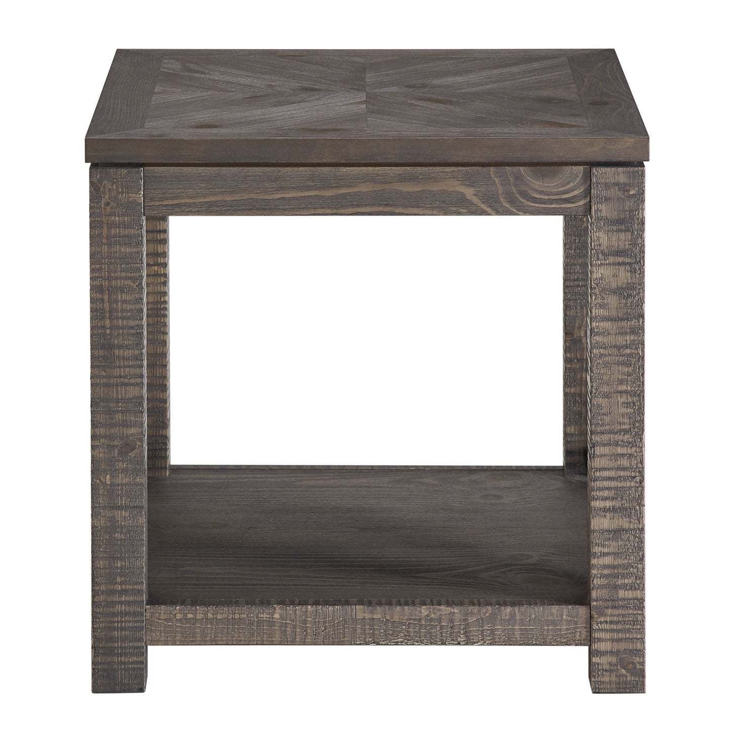 Dexter - Square End Table - Brown - Hornell Furniture Outlet