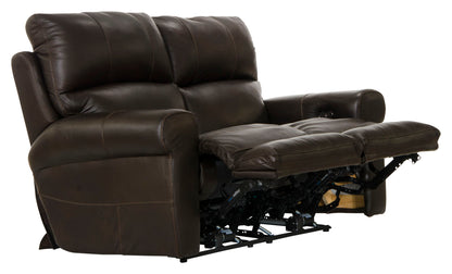 Torretta - Power Lay Flat Reclining Loveseat - Hornell Furniture Outlet